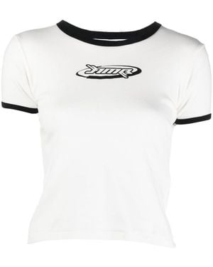 Ambush Logo Cotton T-Shirt - White