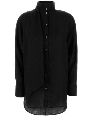 Ferragamo Salvatore Silk Shirt - Black