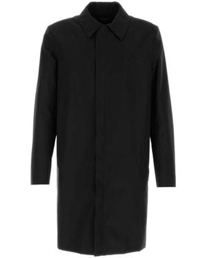 Gucci Regular Overcoat - Black