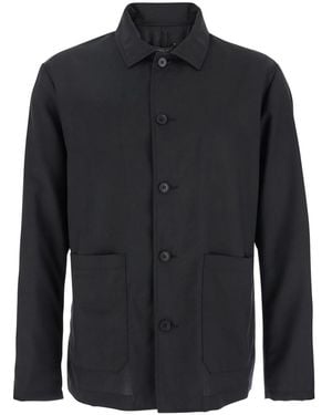Low Brand Classic Collar Shirt - Black