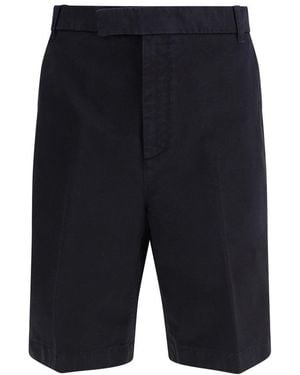 Thom Browne Dark Chino Shorts - Blue
