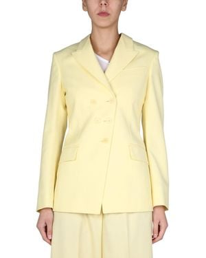 Stella McCartney Notched Lapel Blazer - Yellow
