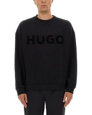 HUGO Crew Neck Sweatshirt - Black