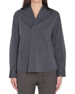 Bottega Veneta Relaxed Solid Shirt - Gray
