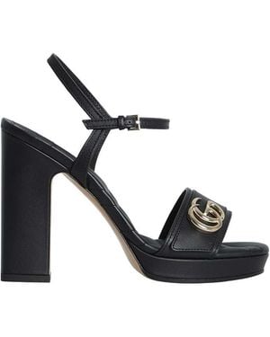Gucci Logo Double-G Heels - Black