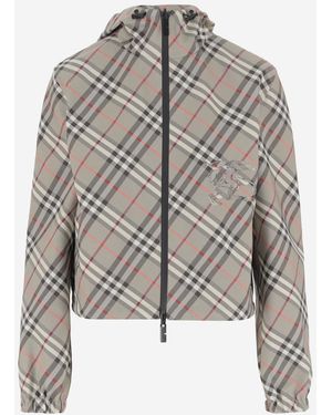 Burberry Short Reversible Jacket - Gray