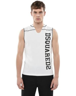 DSquared² Sleeveless T-Shirt - White