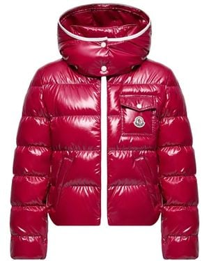 Moncler Quilted Hood Jacket - Red