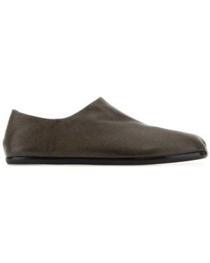 Maison Margiela Leather Tabi Loafers - Brown