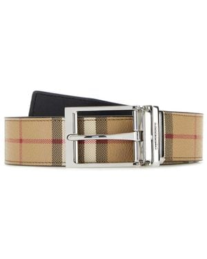 Burberry Printed Belt - White