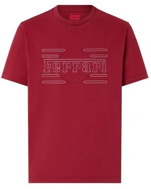 Ferrari Crew Neck T-Shirt - Red
