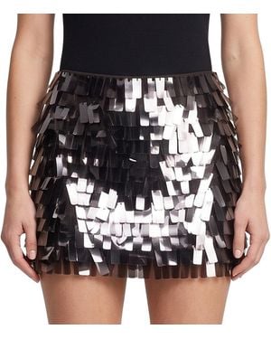 STAUD Embellished Mini Skirt - Black