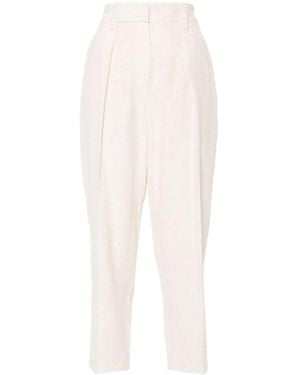 Brunello Cucinelli Cotton Blend Pants - White
