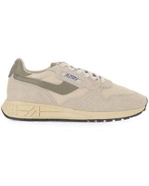 Autry Color Block Sneakers - Natural