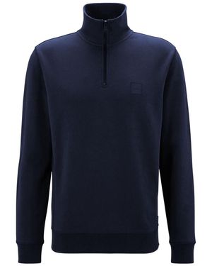 BOSS Half Zip Sweatshirt - Blue