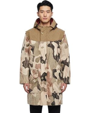 Woolrich Hood Parka Jacket - Natural