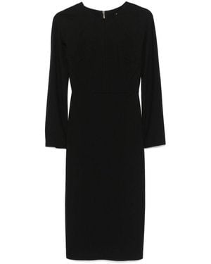 Semicouture Nina Midi Dress - Black