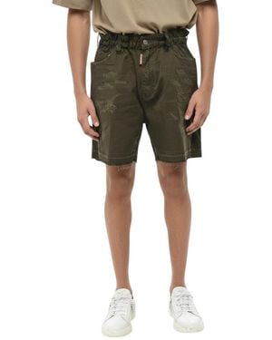 DSquared² Distressed Shorts - Green