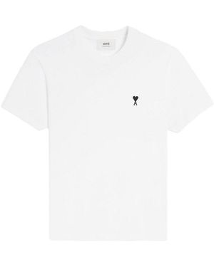 Ami Paris Ami De Coeur Cotton T-Shirt - White