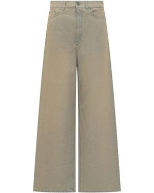 Stella McCartney Flared High Rise Jeans - Natural