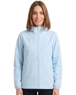 K-Way Solid Hood Jacket - Blue