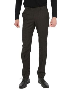 Corneliani Flat Front Pants - Black