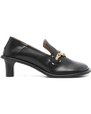 Stella McCartney Leather Court Shoes - Black