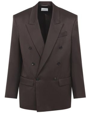 Saint Laurent Double Breasted Blazer - Black