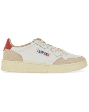Autry Color Block Sneakers - White