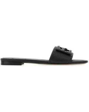Fendi Collection Flat - Black
