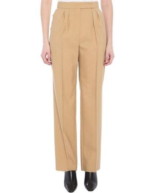 Max Mara Carrot Pleated Pants - Natural