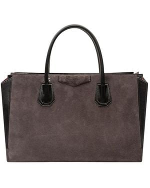 Givenchy Dark Antigona Medium Satchel - Brown