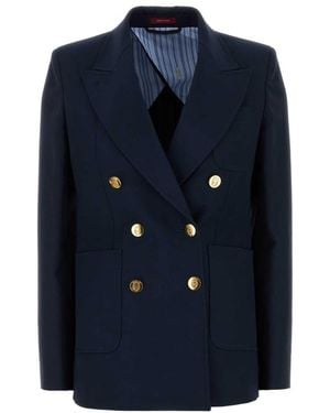 Gucci Double-Breasted Blazer - Blue