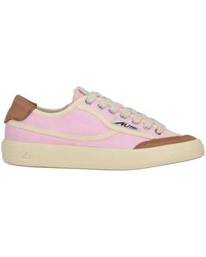 Autry Logo Sneakers - Pink