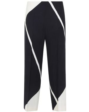 Alberta Ferretti Regular Fit Pants - Blue