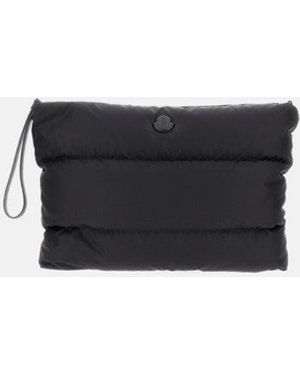 Moncler Logo Clutch - White