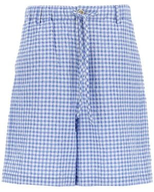Marni Light 'Vichy' Bermuda Shorts - Blue