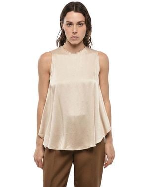 Stella McCartney Crew Neck Top - Natural