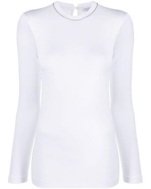 Brunello Cucinelli Cotton T-Shirt - White