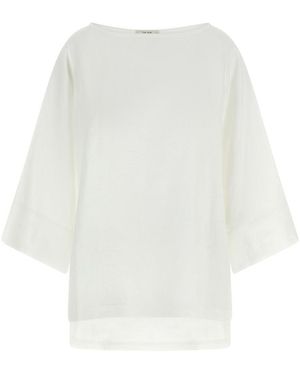 The Row Regular Solid Top - White
