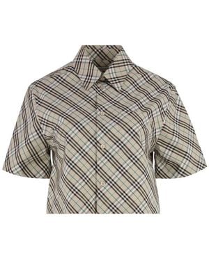 Burberry Regular Checks Shirt - Gray