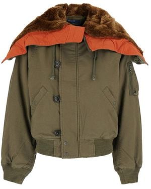Polo Ralph Lauren Furr Collar Jacket - Green