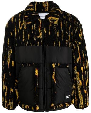 Ambush Teddy-Effect Padded Jacket - Black