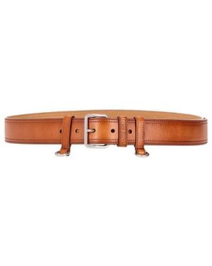 Miu Miu Solid Buckle Belt - White