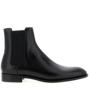 Saint Laurent 'Adrien' Ankle Boots - Black