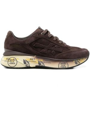 Premiata Lace-Up Sneakers - Brown