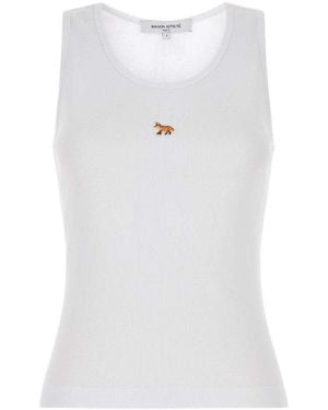 Maison Kitsuné Baby Fox Top - White