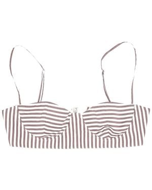 LA ROSE Cotton Bralette Top - White