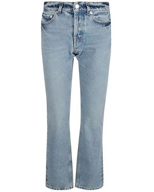 ARMARIUM Low-Rise Straight-Leg Jeans - Blue