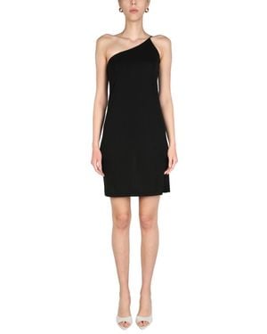 DSquared² One Shoulder Mini Dress - Black
